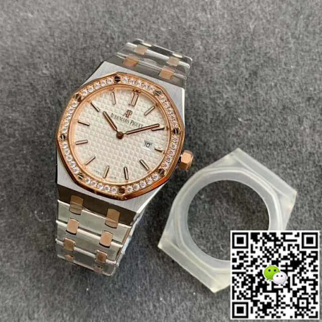 Replica Audemars P1g*et Royal Oak 67651SR.ZZ.1261SR.01 1:1 Best Edition JF Factory Silver Dial