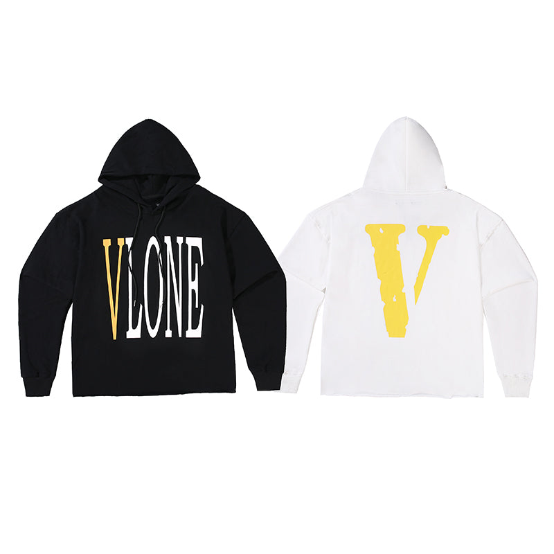 Vlone Staple Yellow V Hoodie 6674