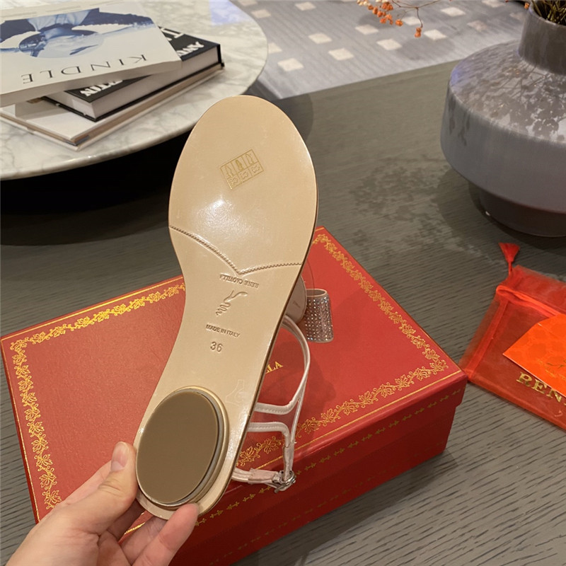 rene caovilla flip flops bow flat sandals