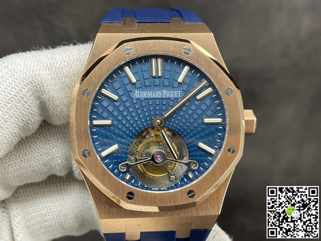 Replica Audemars P1g*et Royal Oak Tourbillon 1:1 Best Edition R8 Factory Rubber Strap