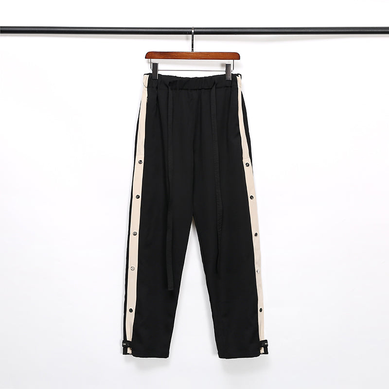 Fear of God Velcro Breasted Ribbon Long Pants Street Hip Hop Loose Sweatpants 216