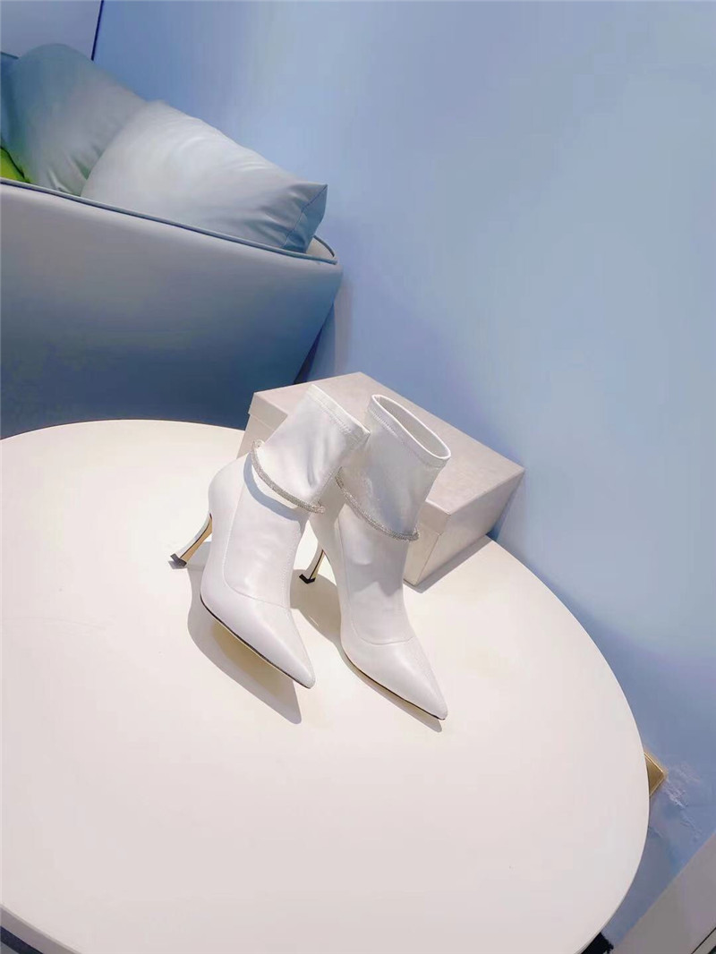 J1m*y Ch00 high heel stretch boots