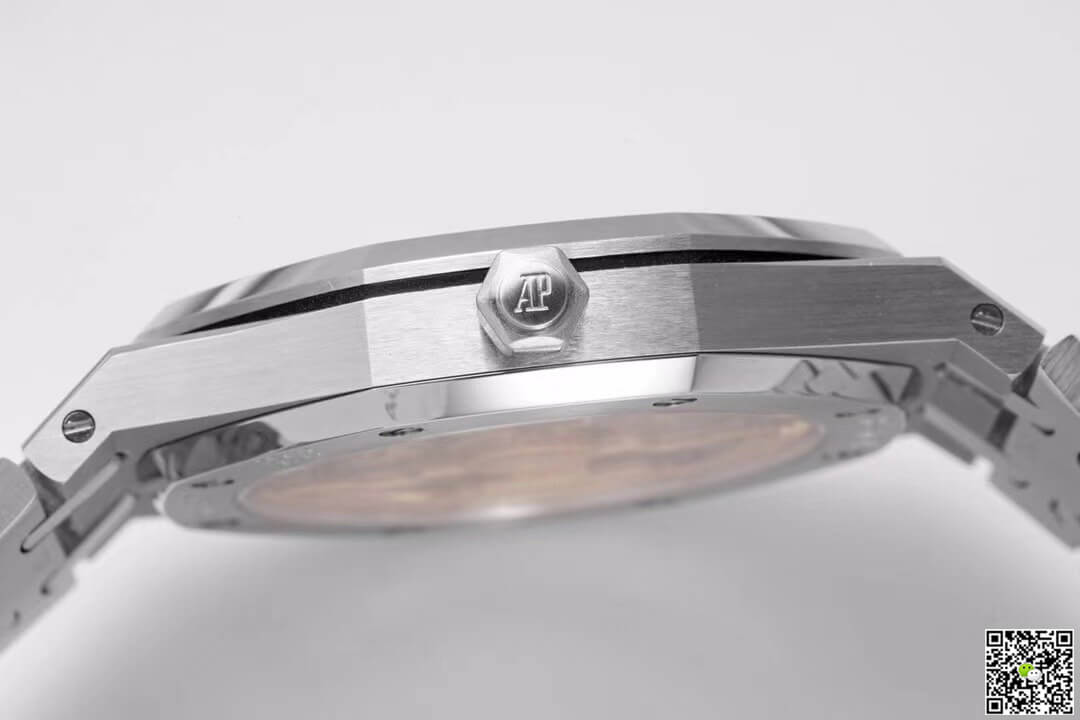 Replica Audemars P1g*et Royal Oak 15202BC.OO.1240BC.01 1:1 Best Edition KZ Factory Rose Gold Dial