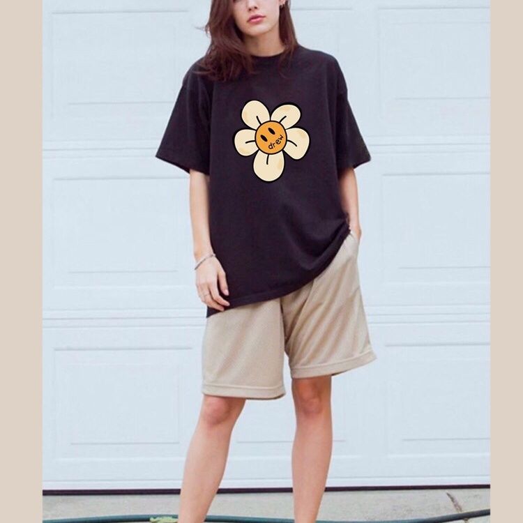 Drew Frangipani Cotton T-Shirt