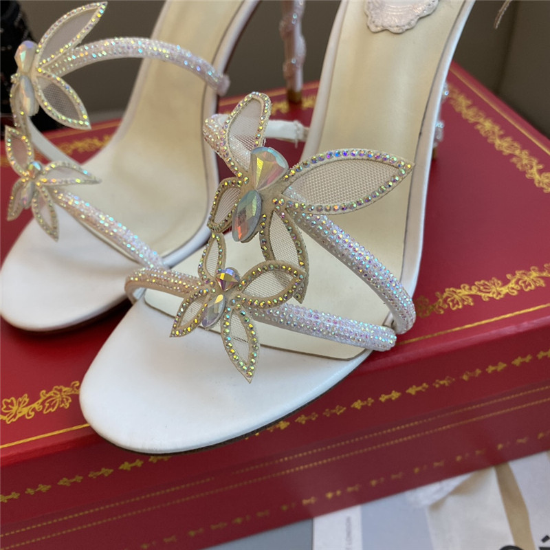 rene caovilla butterfly strappy sandals