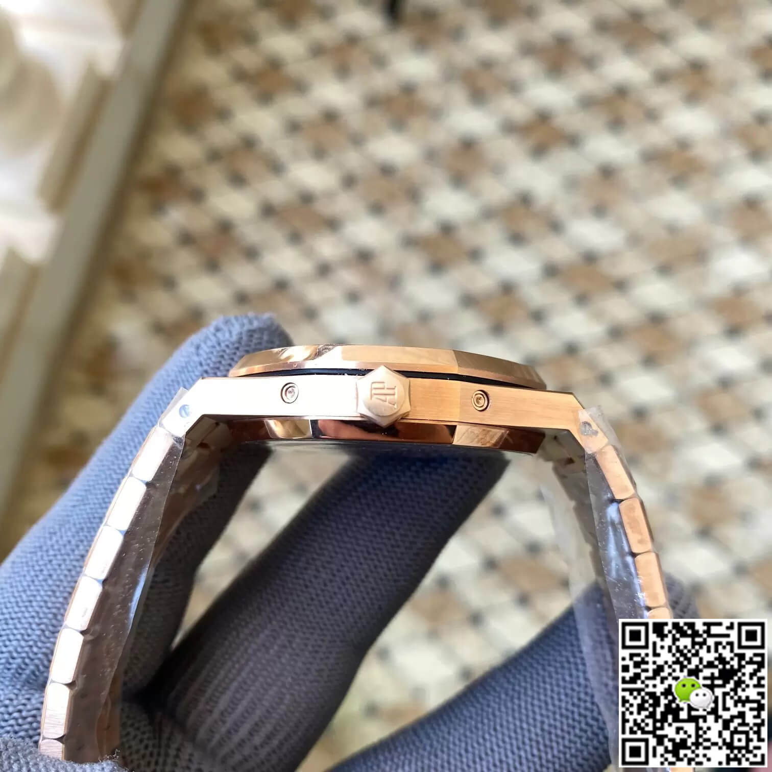 Replica Audemars P1g*et Royal Oak 26584OR.OO.1220OR.01 1:1 Best Edition APS Factory Gold Dial