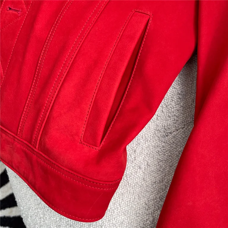 Sa1nt Lau*nt Real Leather Jacket