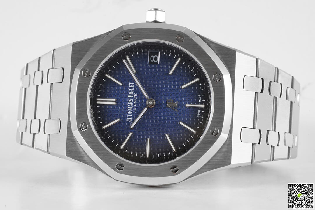 Replica Audemars P1g*et Royal Oak 15202IP.OO.1240IP.01 1:1 Best Edition KZ Factory Smoky Blue Dial