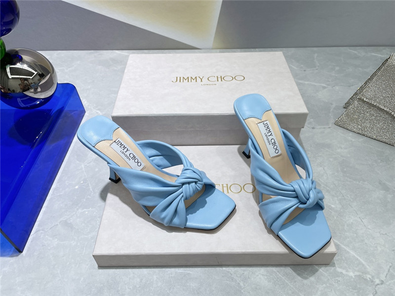 J1m*y Ch00 bow heels dupe square toe bow sandals