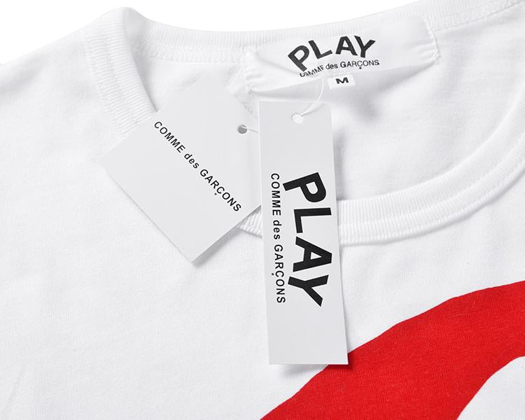 COMME DES GARCONS CDG PLAY Big Heart Long Sleeve T Shirt