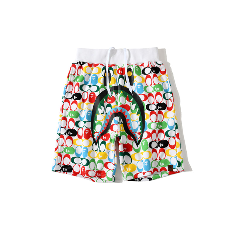 BAPE Shark Dinosaur Shorts Pants HDCP8762