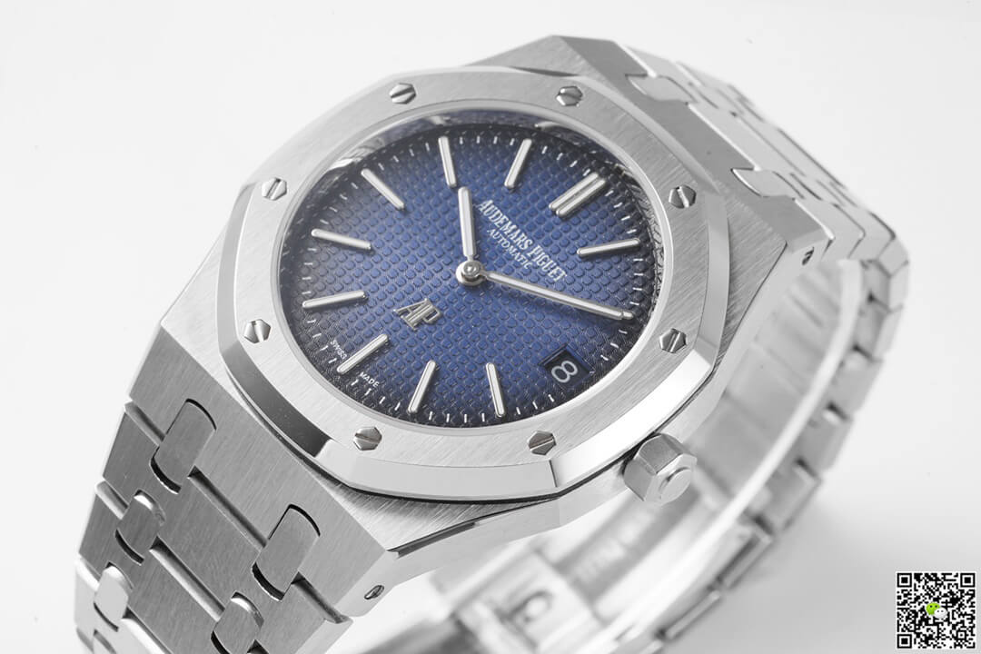 Replica Audemars P1g*et Royal Oak 15202IP.OO.1240IP.01 1:1 Best Edition KZ Factory Smoky Blue Dial