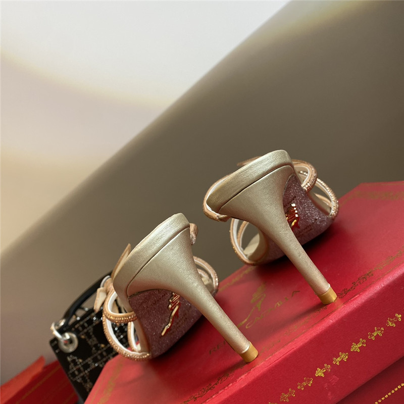 Rene Caovilla latest butterfly tie sandals