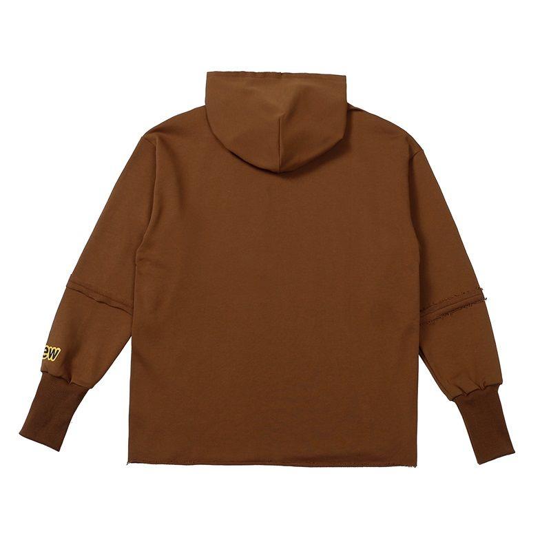 Drew Brown Hoodie Vintage Paneled Sleeves