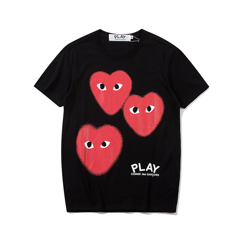 Comme Des Garcons Play Colored Dye Tee T Shirt 2304