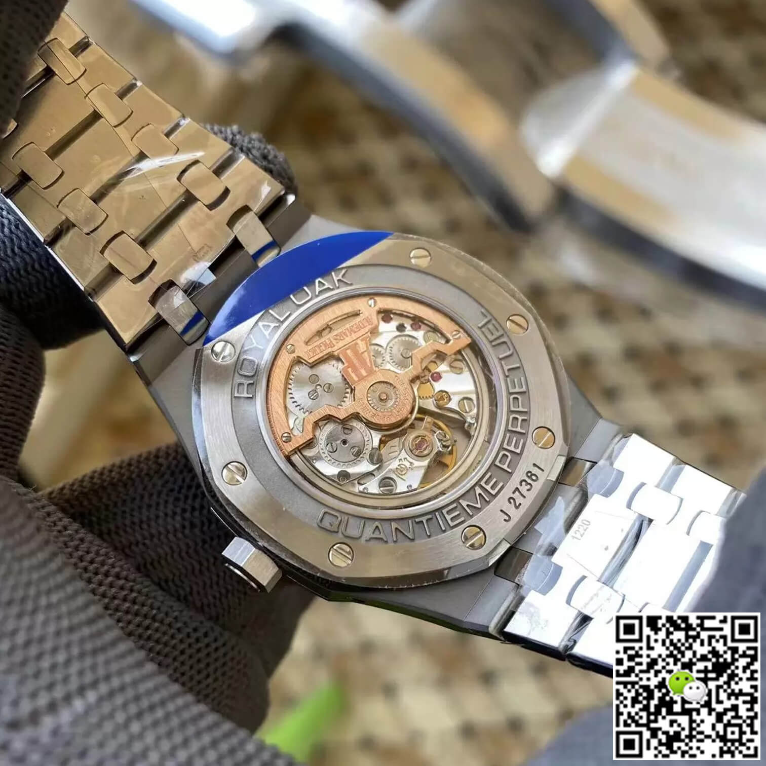 Replica Audemars P1g*et Royal Oak 26597PT.OO.1220PT.01 1:1 Best Edition APS Factory Black Dial