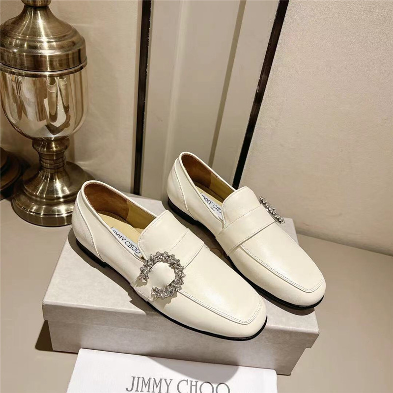 J1m*y Ch00 Deanna Low Heel Loafers