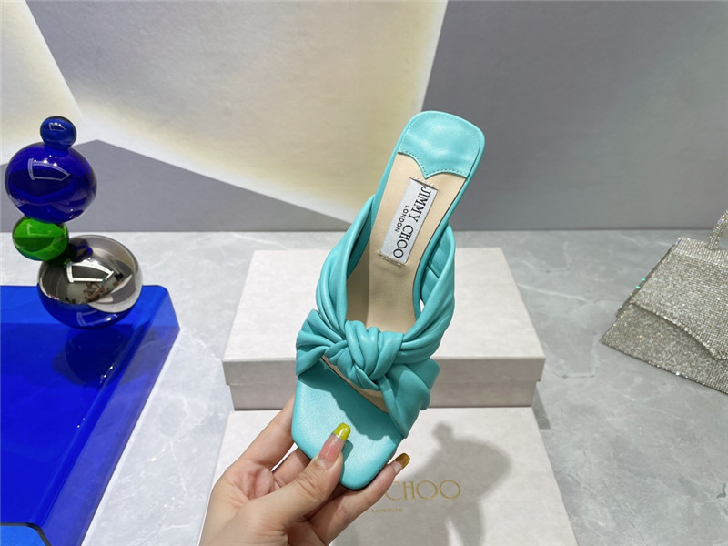 J1m*y Ch00 bow heels dupe square toe bow sandals