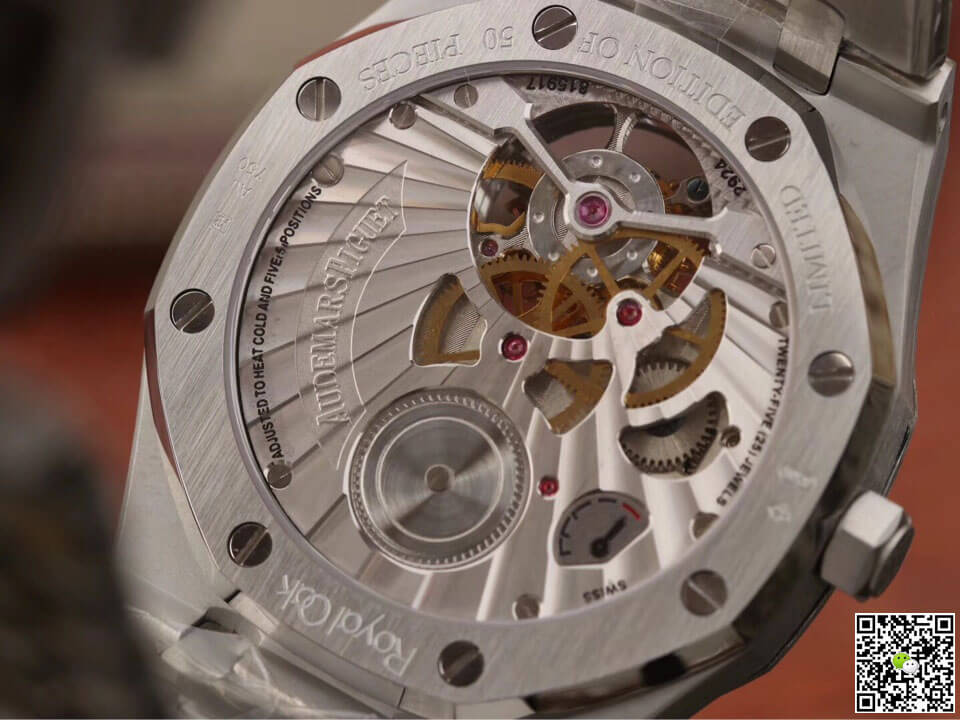 Replica Audemars P1g*et Royal Oak Tourbillon 26522ST.OO.1220ST.01 1:1 Best Edition JF Factory Stainless Steel