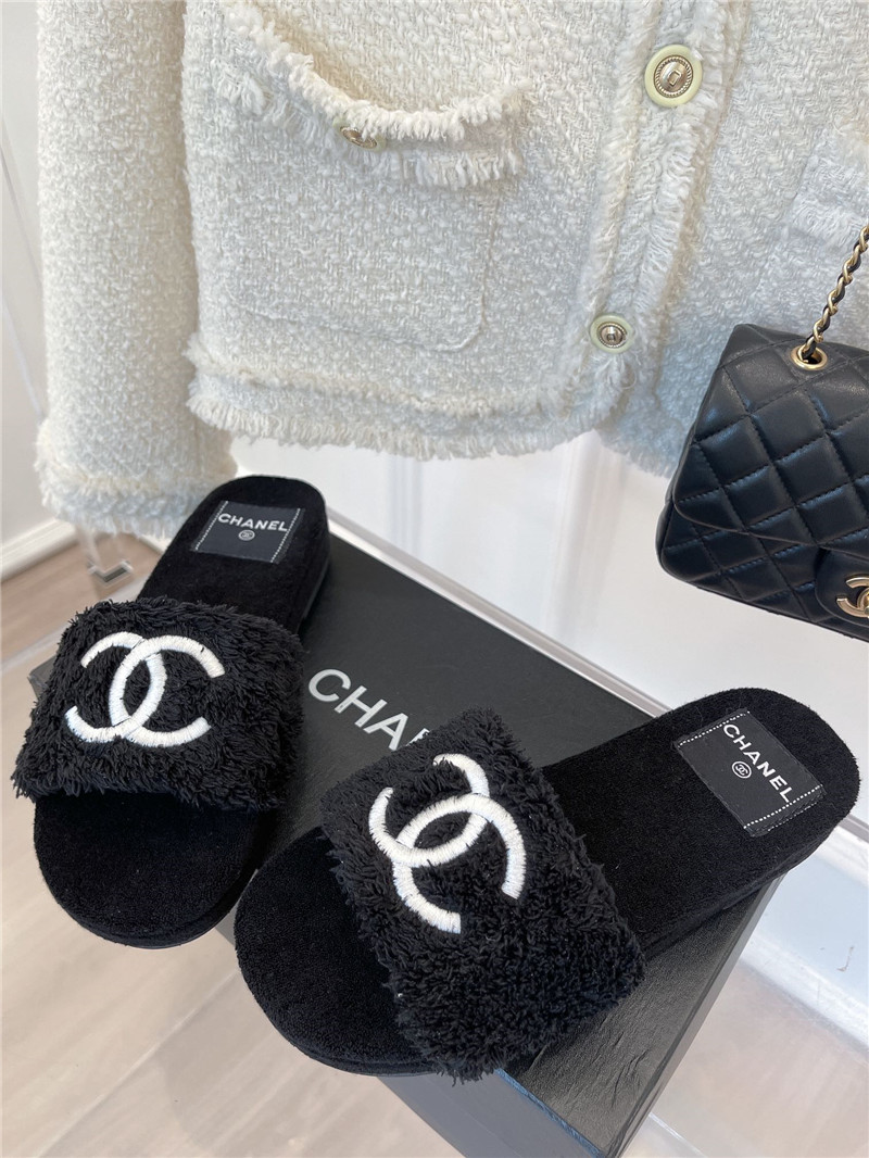 Ch**el flat hemp rope slippers