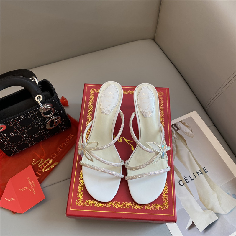 Rene Caovilla latest butterfly tie sandals