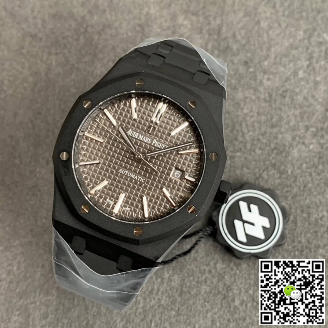 Replica Audemars P1g*et Royal Oak 15400 DLC Version 1:1 Best Edition ZF Factory Grey Dial