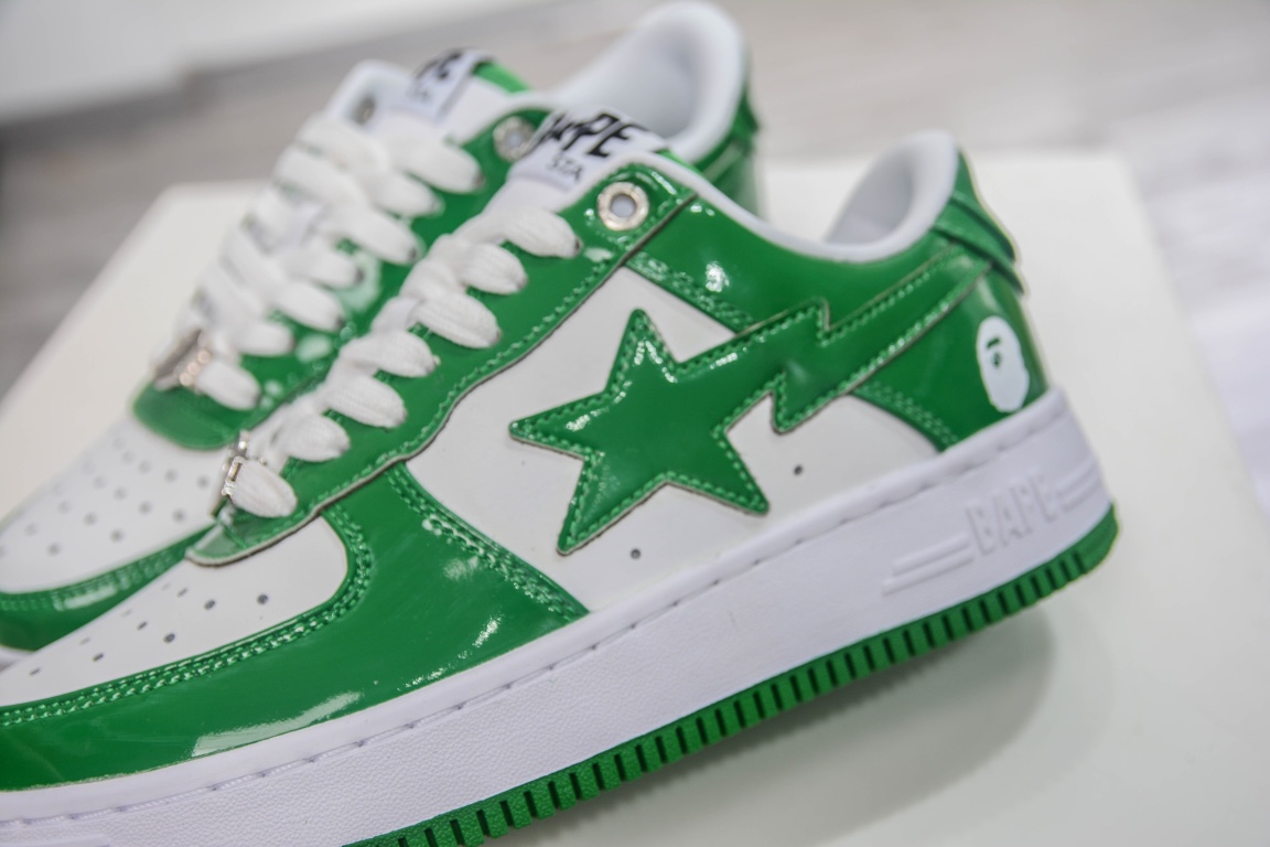 A Bathing Ape Bape Sta Low Green