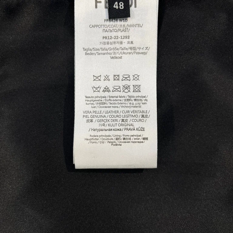 2022ss F**di Real leather Jacket