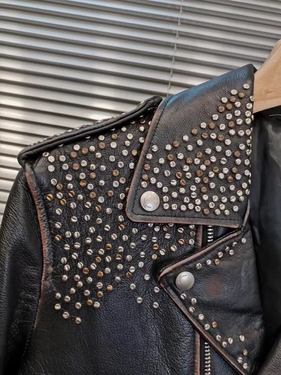 Sa1nt Lau*nt Replica Leather Jacket