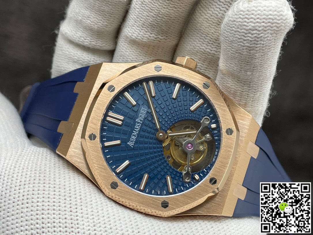 Replica Audemars P1g*et Royal Oak Tourbillon 1:1 Best Edition R8 Factory Rubber Strap