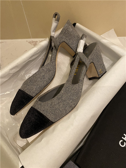 Ch**el Slingback Dupe heels sandals