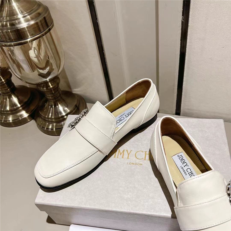 J1m*y Ch00 Deanna Low Heel Loafers