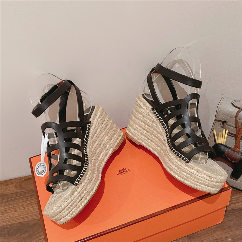 H**me5 early spring new straw sandals