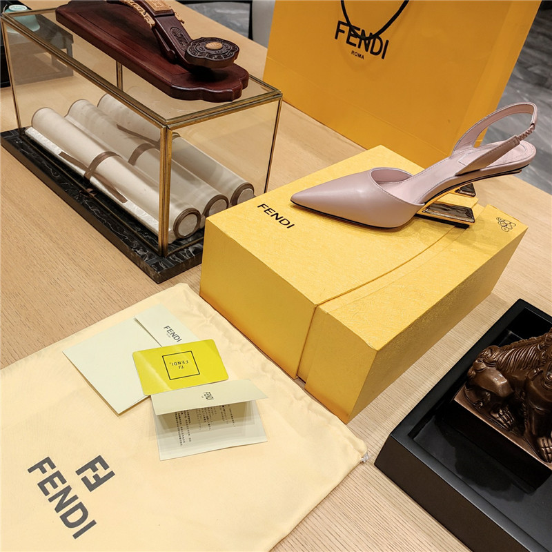 F**di strappy toe high heel sandals