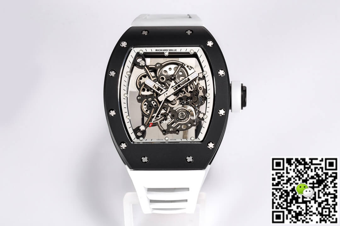 Replica Richard Mille RM-055 1:1 Best Edition BBR Factory Rubber Strap