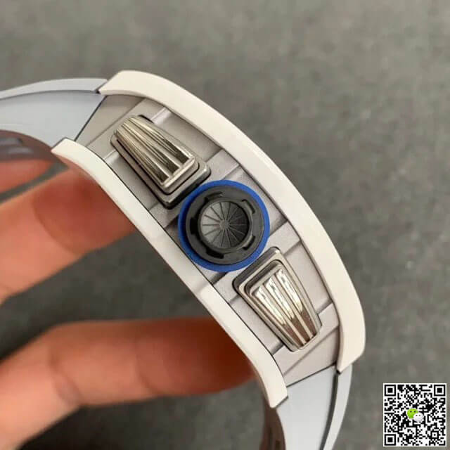 Replica Richard Mille RM-011 1:1 Best Edition KV Factory White Ceramic Case