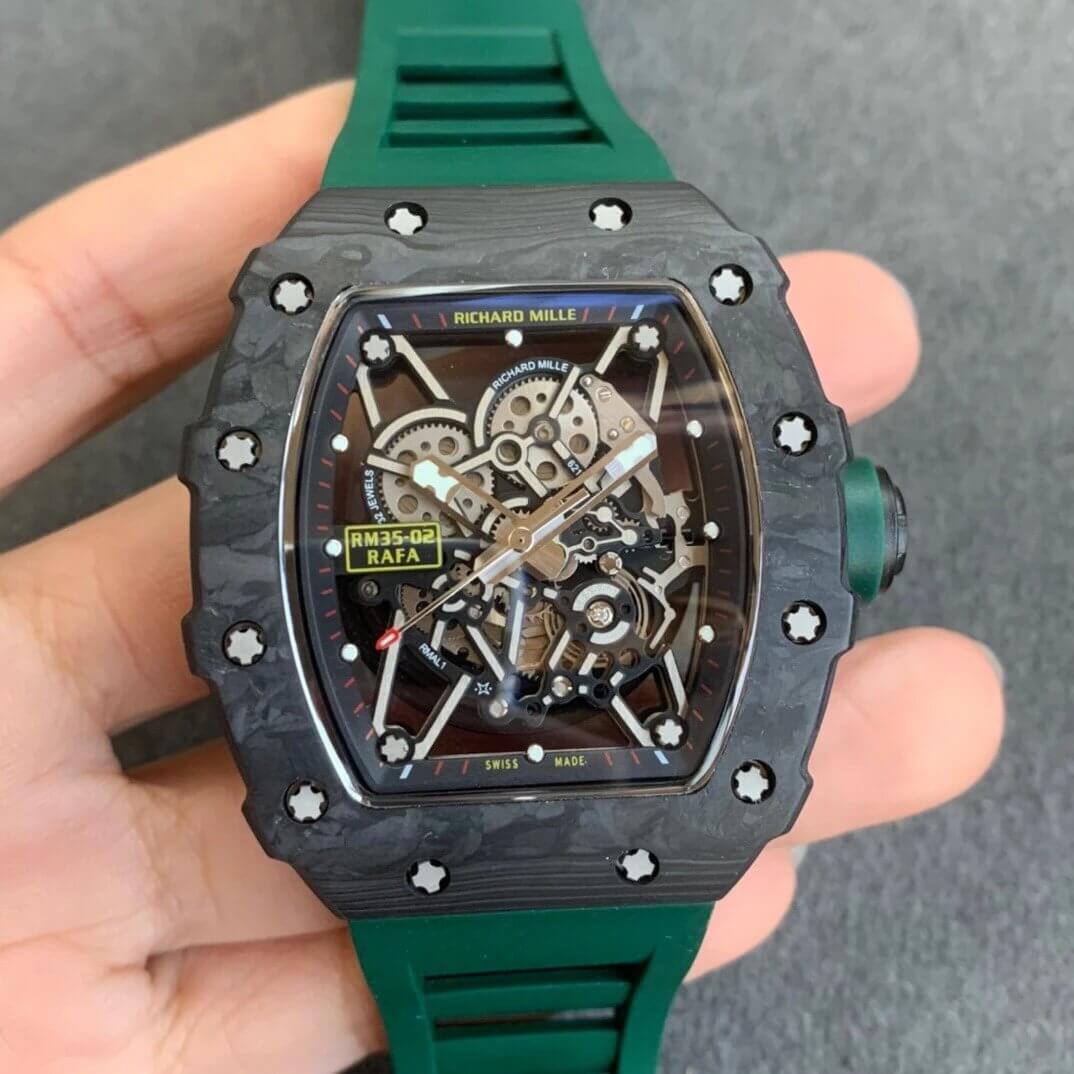 Replica Richard Mille RM035-02 1:1 Best Edition KV Factory V3 Green Strap