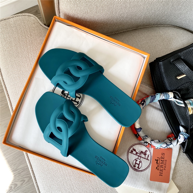 H**me5 new classic pig nose chain slippers