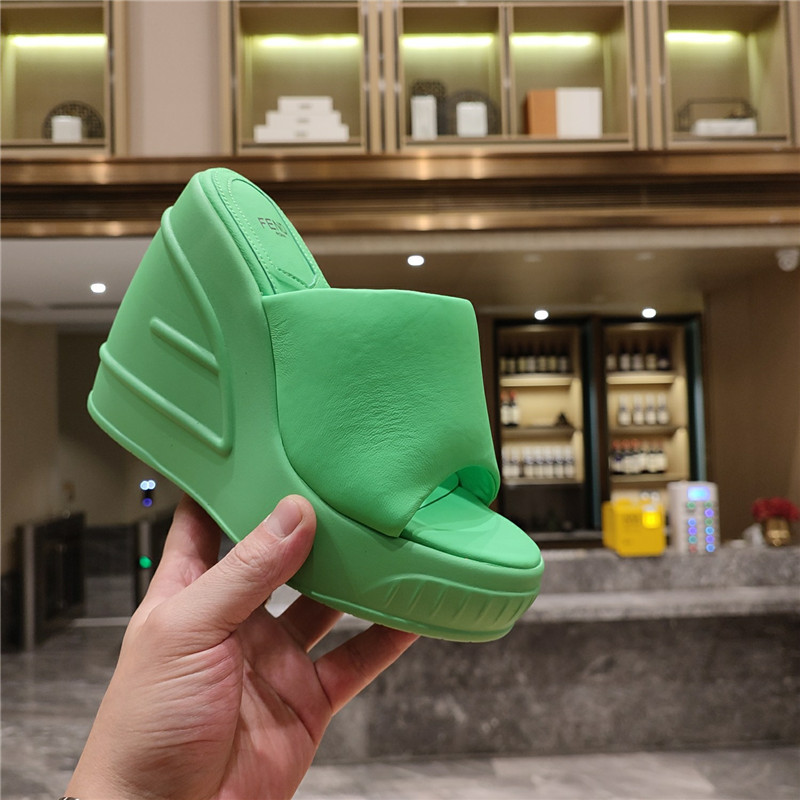 F**di wedge platform sandals