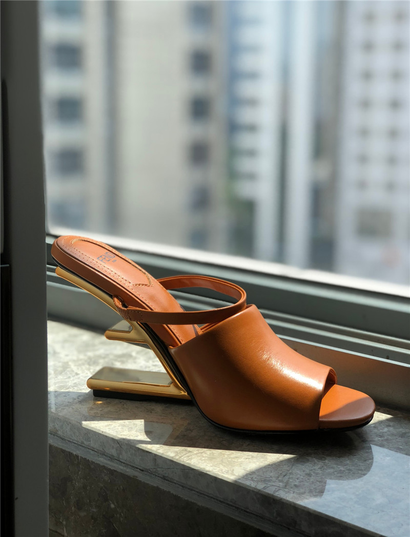 F**di first high-heeled sandal