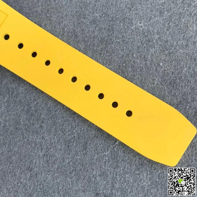 Replica Richard Mille RM011 1:1 Best Edition KV Factory Rose Gold Rubber Strap