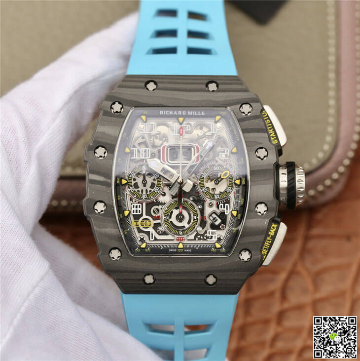 Replica Richard Mille RM11-03 1:1 Best Edition KV Factory Blue Strap