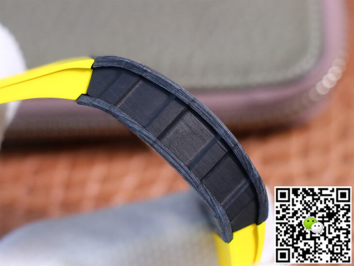 Replica Richard Mille RM35-02 1:1 Best Edition ZF Factory Yellow Rubber Strap