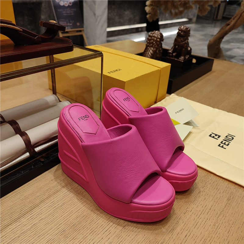 F**di wedge platform sandals