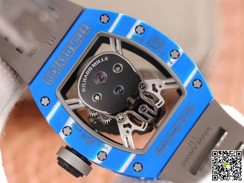 Replica Richard Mille RM052-01 1:1 Best Edition JB Factory Blue Ceramic Swiss Tourbillon
