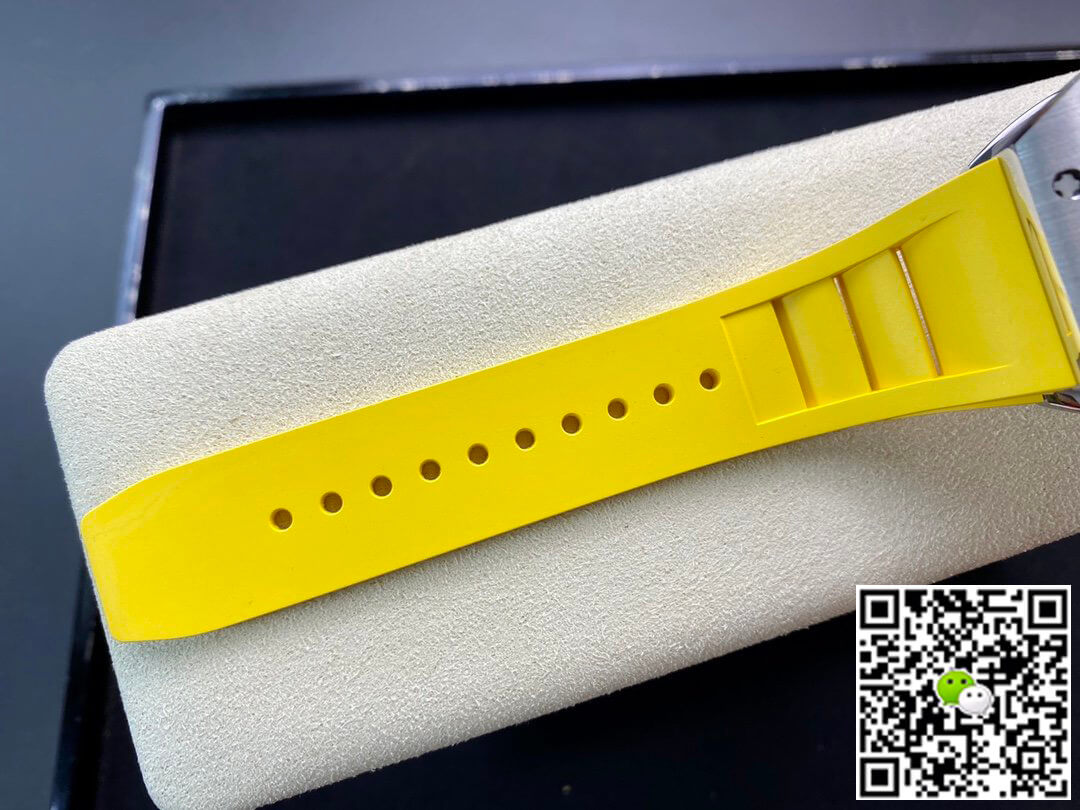 Replica Richard Mille RM11 1:1 Best Edition KV Factory Titanium Yellow Strap