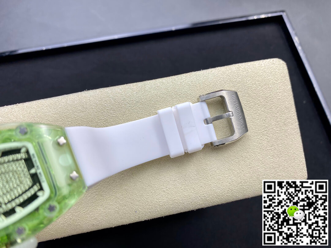 Richard Mille Replica RM07-02 Pink Lady Sapphire 1:1 Best Edition RM Factory Transparent Dial