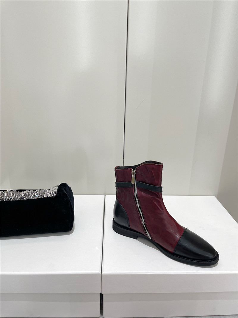 H**me5 kelly zip ankle boots