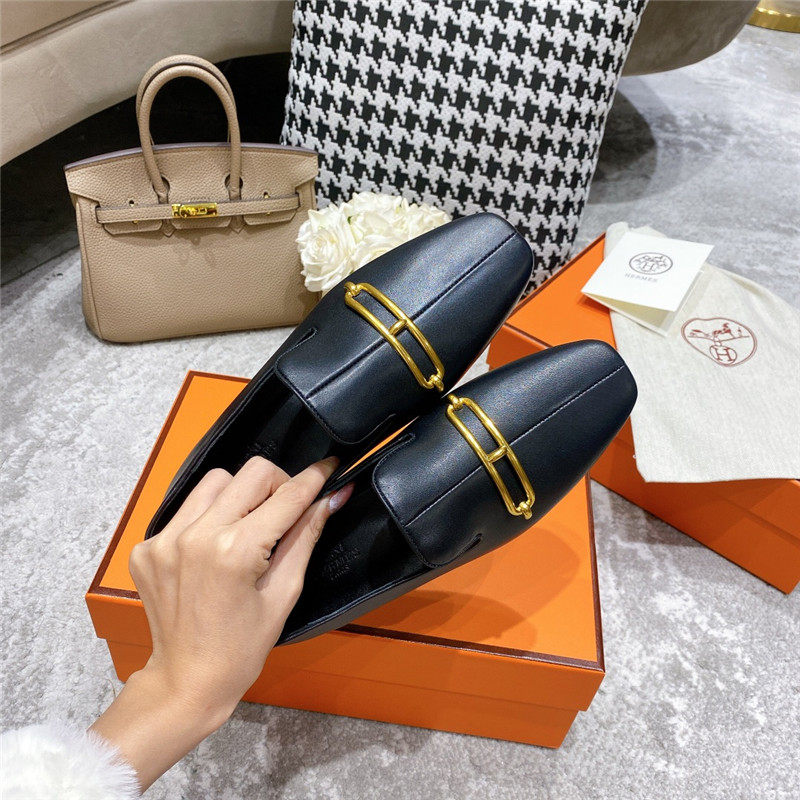 H**me5 muller flat shoes