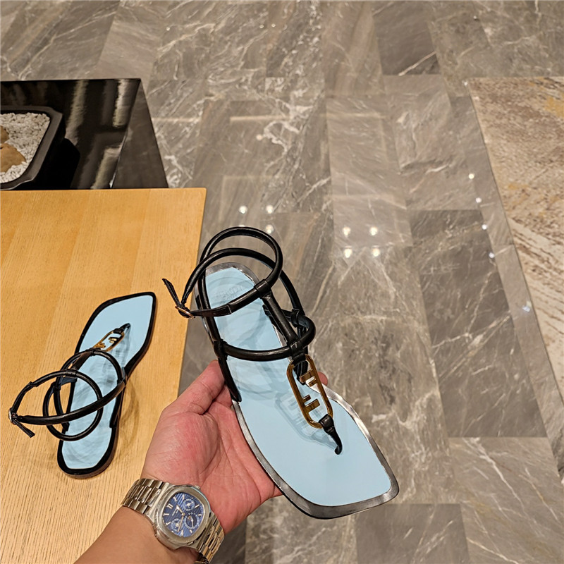 F**di flat beach sandals